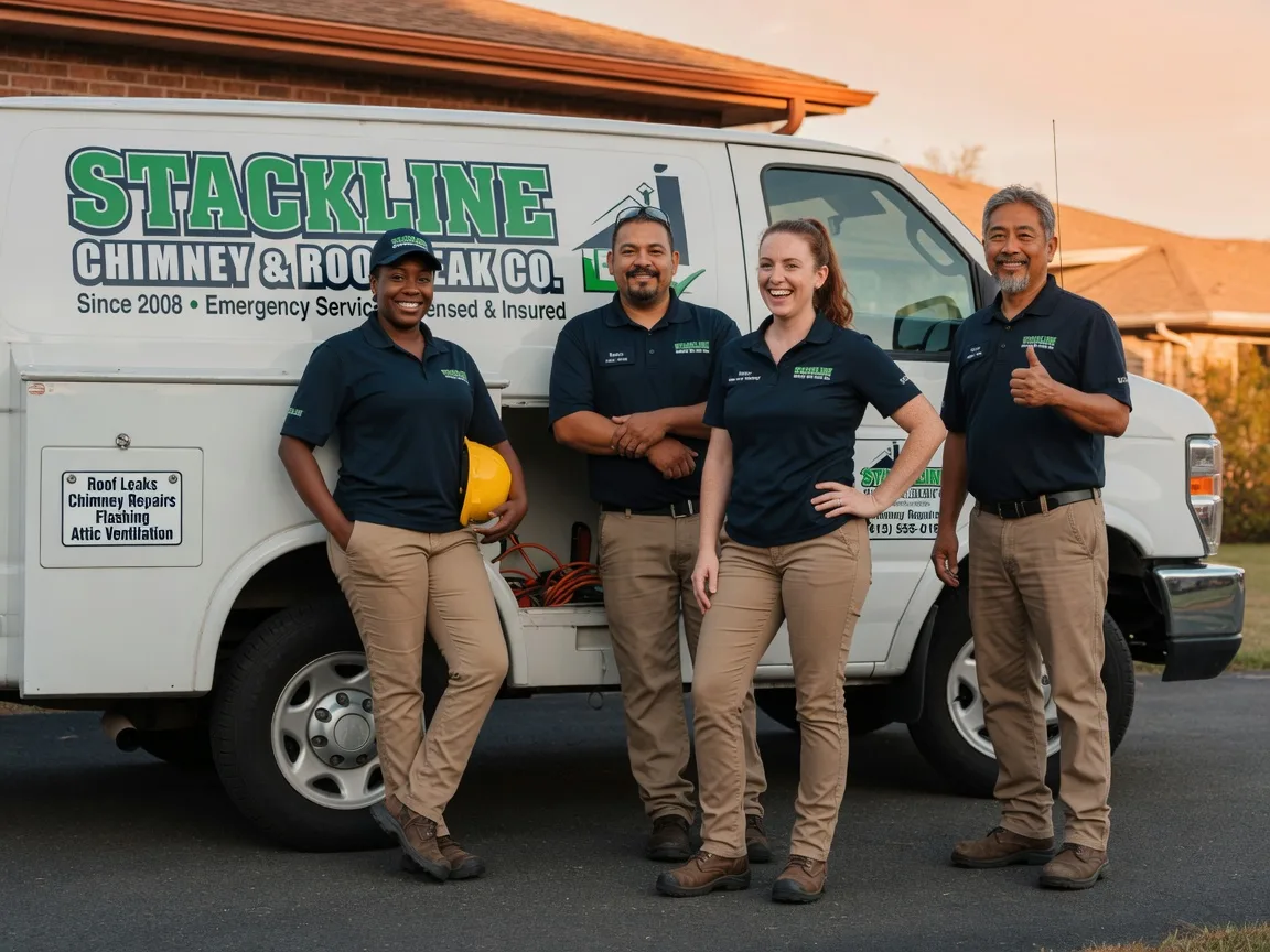 Chimney flashing repair company in Stanford, IL
